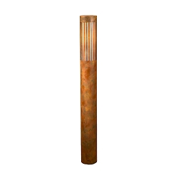 Standerlampe PISTOIA E27 IP54, rust d�mpbar