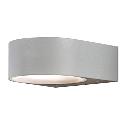 Udendørs wall luminaire TERAMO up / down E27 IP44, grå, opal