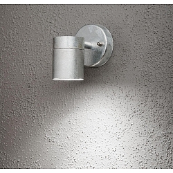 Udendørs wall luminaire MODENA GU10 IP44, stål, gennemsigtig