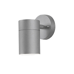 Udendørs wall luminaire MODENA GU10 IP44, grå, gennemsigtig