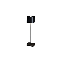 Batteri bordlampe CAPRI MINI IP54, sort d�mpbar