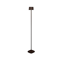 Batteri standerlampe NICE firkantet, med USB tilslutning, CCT Switch, med touch-d�mper IP54, rust d�mpbar