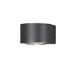 V�glampe GELA up / down IP54, m�rkegr� 