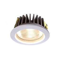 LED Loftindbygningslampe COB 210 rund, 37W, str�m konstant, 35V DC, 1050mA, 3000K, hvid