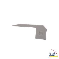 Accessories for LED profile P-AL-02-10 endcaps, 2 items, grey