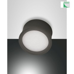 LED Spot PONZA, 1x 7W, 3000K, 630lm, IP20, antracit