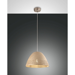 Pendant luminaire CASALE, E27, 1x 40W, IP20, white