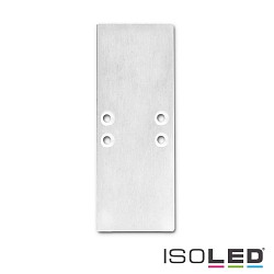 Accessory for profile 2SIDE - aluminium endcap (2 pc.), incl. screws, EC66, silver