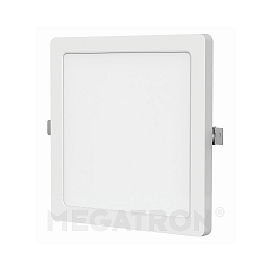 overflade- / indbygningslampe PANO DIM CCT SQUARE firkantet, CCT Switch IP20, hvid d�mpbar