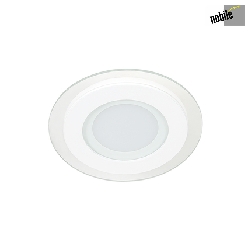 LED panel GLASS PANEL 100 R dimmable, dimmable 5W 340lm 3000K 120 120 CRI >80