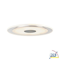 LED Indbygningslampe PREMIUM LINE WHIRL LED, rund, 1x6W, 350mA, 150mm, aluminium drejet/satineret