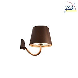 wall luminaire POLDINA WALL dimmable IP54, rust dimmable