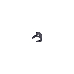 Tilbeh�r til PENCIL MODULO LUCE Fastholdelsesclips 2, s�t med 2, m�rk gr�