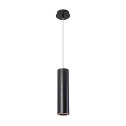Pendel PIPE 30CM cylindrisk, lang GU10 IP20, sort d�mpbar