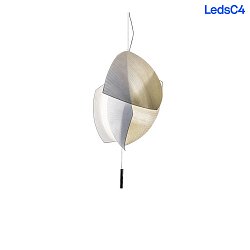pendant luminaire VOILES SMALL LED IP20, chrome dimmable