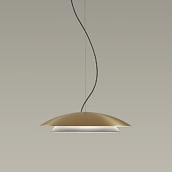 pendant luminaire NOWAY BIG LED IP20, gold matt