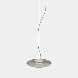 Pendel PLAT RECESSED (DALI-2) med sk�rm, CCT Switch, justerbar, med diffuser IP20, sort d�mpbar