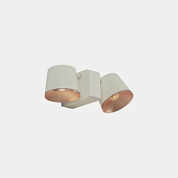wall and ceiling luminaire DRONE DOUBLE LED 2 flames IP20, dimmable