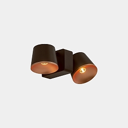 wall and ceiling luminaire DRONE DOUBLE LED 2 flames IP20, dimmable