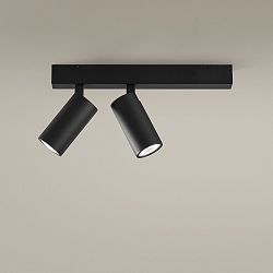 Skinne spot SIMPLY 2 2-flammer, svingbar GU10 IP20