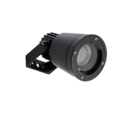 outdoor spot HUBBLE GU10 & GU5.3 TECHNOPOLYMER swivelling GU10 / GU5.3 IP66, black dimmable