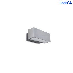 outdoor wall luminaire AFRODITA LED SINGLE EMISSION - 30CM down, switchable IP66, grey 