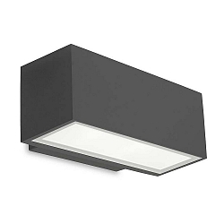 Udend�rs wall luminaire AFRODITA LED DOUBLE EMISSION - 22CM up / down, omskiftelig IP66
