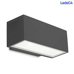 outdoor wall luminaire AFRODITA LED SINGLE EMISSION - 22CM down, 1 flame IP65, anthracite 
