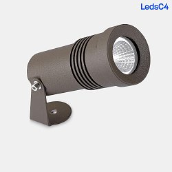 outdoor spot MICRO LED swivelling IP65, brown dimmable