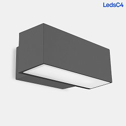 outdoor wall luminaire AFRODITA LED DOUBLE EMISSION - 30CM up / down, switchable IP66, grey 