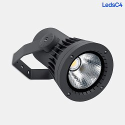 outdoor spot HUBBLE COB LED swivelling IP65, grey dimmable