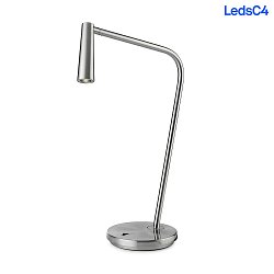 table lamp GAMMA LED, nickel dimmable