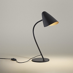 Bordlampe ORGANIC E27, sort