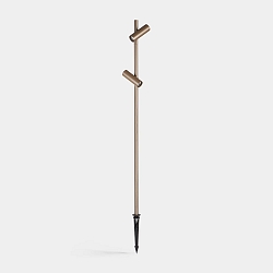 Jordspydslampe JUNCUS 2 HEADS 2-flammer IP66, brun