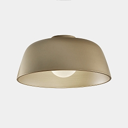 V�g- og Loftlampe MISO � 433MM E27 IP20, gr�, mat, sten d�mpbar