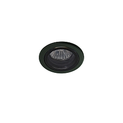 Indbygningslampe EKO DOWNLIGHT LED down, rund, stiv IP66, sort d�mpbar 6,1W 369lm 3000K 24� CRI > 80