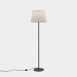 Standerlampe METRICA ROUND E27, sk�rm excl, sort