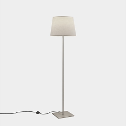 Standerlampe METRICA SQUARE E27, sk�rm excl, nikkel