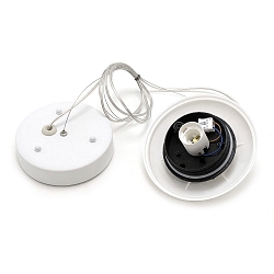 Pendel CISNE PENDAND - E27 uden sk�rm E27 IP65, hvid d�mpbar
