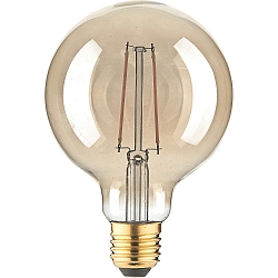Filament Globe lyskilde G95 GOLD omskiftelig G95 klar E27 2,5W 200lm 1800K 320� CRI 80-89 