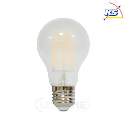 LED pear shape filament lamp Classic A60, E27, 8W 2700K 1055lm, frosted
