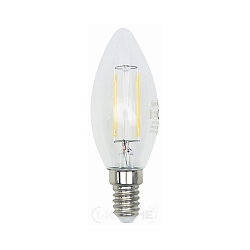 Gl�dep�re kerteformet C37 d�mpbar E14 4,5W 470lm 2700K CRI 80 d�mpbar