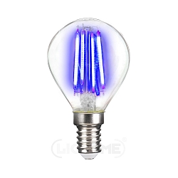 Dekorativ gl�delampe P45 E14 4W 