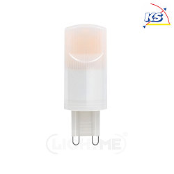 LED plug-in socket lamp, 230V AC, G9, 3.8W 3000K 430lm