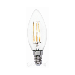 Gl�dep�re kerteformet C35 E14 4,5W 470lm 4000K 320� CRI 80 
