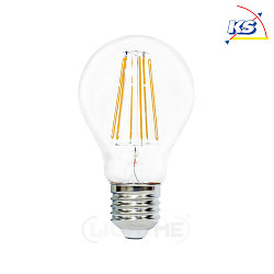 LED pear shape filament lamp Classic A60, E27, 7W 4000K 810lm