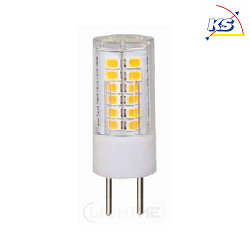 LED pin base lamp, 12V AC/DC, G4, 4W 3000K 450lm