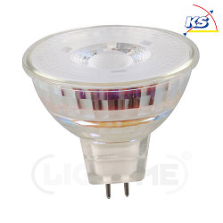 LED MR16 glass reflector lamp,12V AC/DC, GU5.3, 4W 3000K 250lm 38