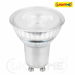 LED PAR16 glass reflector lamp, GU10, 7W 3000K 540lm 38, dimmable