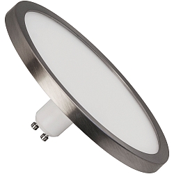 diffusor lyskilde NICKEL 3-STEP DIM flad mat GU10 8W 530lm 2700K 150� CRI >80 d�mpbar mat, satin